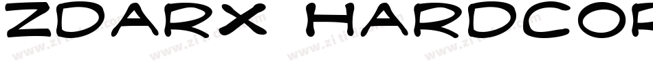 Zdarx Hardcore字体转换